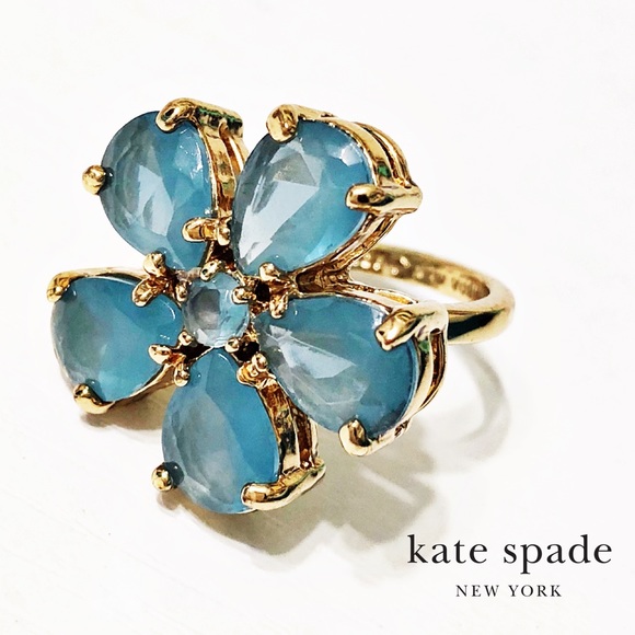 kate spade Jewelry - Kate Spade Fiorella Flower Cocktail Ring
